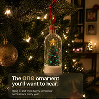 The Message Bottle - Recordable Christmas Ornament