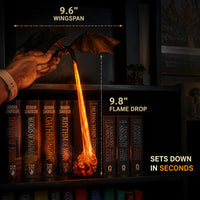 The Shelf Dragon - LED Book Guardian