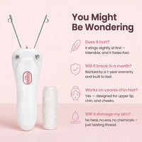 ThreadGlide - Automatic Thread Facial Epilator