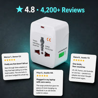 Ventra™ Universal Travel Power Adapter
