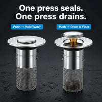 OdorLock - Pop-Up Sink Drain Plug (3-Pack)