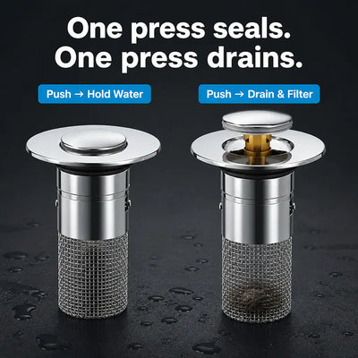 OdorLock - Pop-Up Sink Drain Plug (3-Pack)