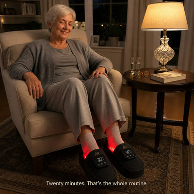 Red Light Therapy Recovery Slippers