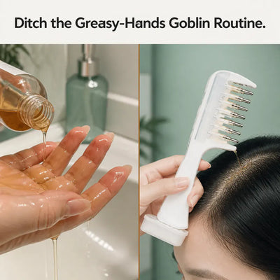RootFeed - Scalp & Beard Oil Applicator Comb