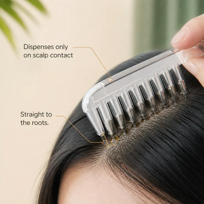 RootFeed - Scalp & Beard Oil Applicator Comb