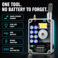 SparkCrank - Hand Crank Generator & Igniter