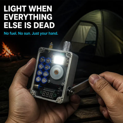 SparkCrank - Hand Crank Generator & Igniter