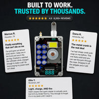 SparkCrank - Hand Crank Generator & Igniter