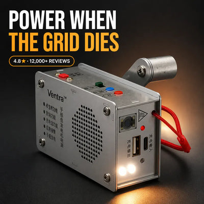 CrankReady - Hand Crank Radio, Torch & Charger