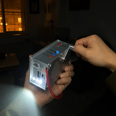 CrankReady - Hand Crank Radio, Torch & Charger
