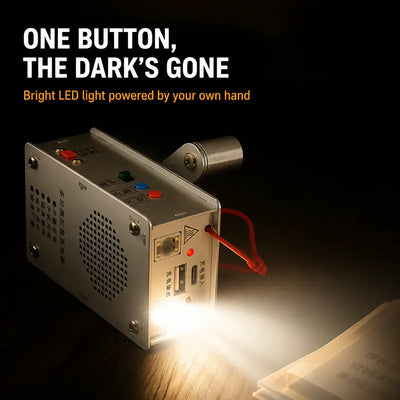 CrankReady - Hand Crank Radio, Torch & Charger