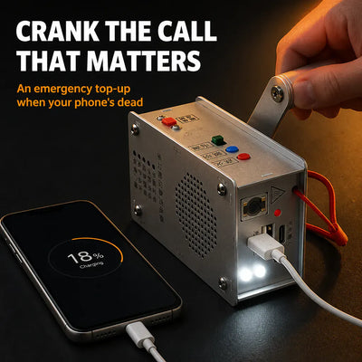 CrankReady - Hand Crank Radio, Torch & Charger