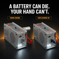 CrankReady - Hand Crank Radio, Torch & Charger