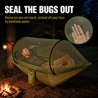 SkyNest 2-in-1 - Ultralight Hammock with Mosquito Net