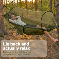 SkyNest 2-in-1 - Ultralight Hammock with Mosquito Net