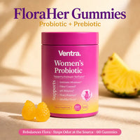 FloraHer Gummies - Probiotic + Prebiotic