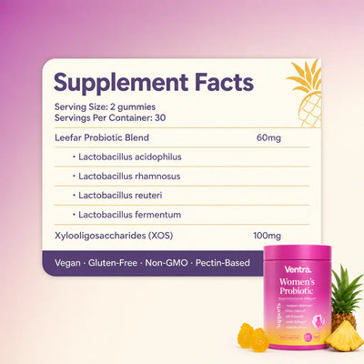 FloraHer Gummies - Probiotic + Prebiotic