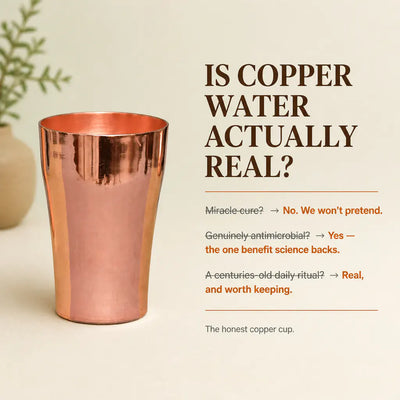 The Copper Dosing Mug - Handcrafted 400ml