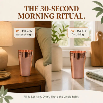 The Copper Dosing Mug - Handcrafted 400ml