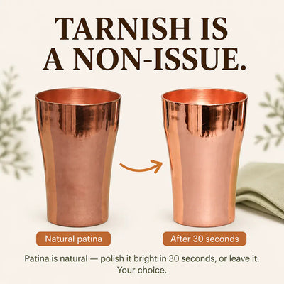 The Copper Dosing Mug - Handcrafted 400ml
