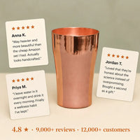The Copper Dosing Mug - Handcrafted 400ml