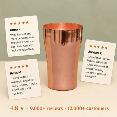 The Copper Dosing Mug - Handcrafted 400ml