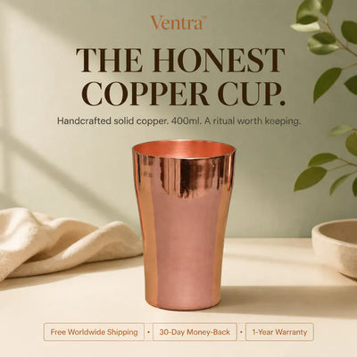 The Copper Dosing Mug - Handcrafted 400ml