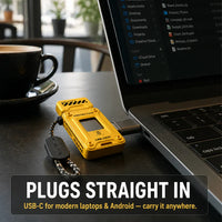 VaultDrive - Fingerprint Encrypted USB-C Drive (128GB)