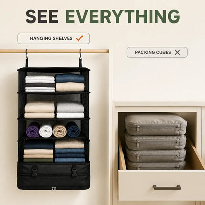 PackFold - Collapsible Luggage Organizer