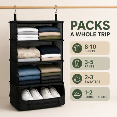 PackFold - Collapsible Luggage Organizer