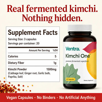 KimchiBiotic - Fermented Gut Capsules