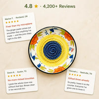 GingerGrind - Non-Slip Ceramic Grating Bowl