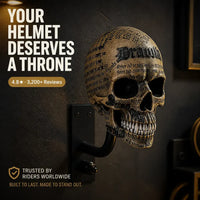 The Skull Helmet Mount - Wall Display Bracket