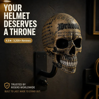 The Skull Helmet Mount - Wall Display Bracket