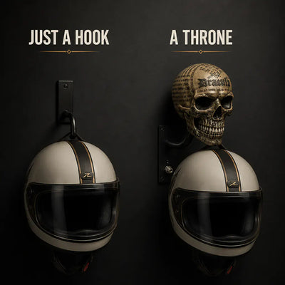 The Skull Helmet Mount - Wall Display Bracket