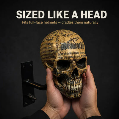 The Skull Helmet Mount - Wall Display Bracket