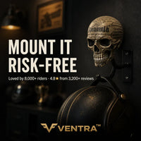 The Skull Helmet Mount - Wall Display Bracket