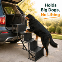 PupRamp 4-Step - Folding Dog Car Stairs