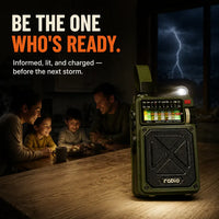 SurvivalWave R11 - Solar Crank Emergency Radio