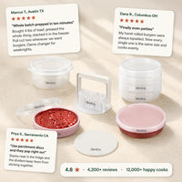 PattyPress 6-in-1 - Burger Press & Storage Set