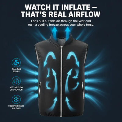 ChillVest - USB Fan Cooling Work Vest