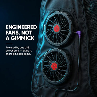 ChillVest - USB Fan Cooling Work Vest