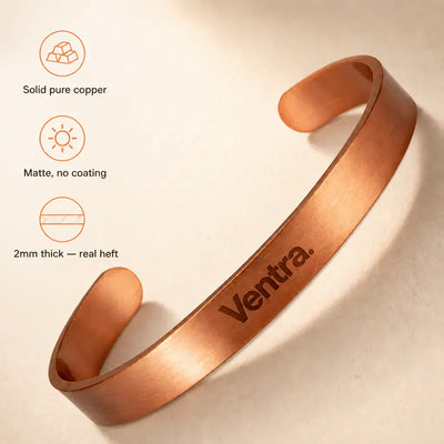 The Pure Copper Cuff - Adjustable Open Bangle