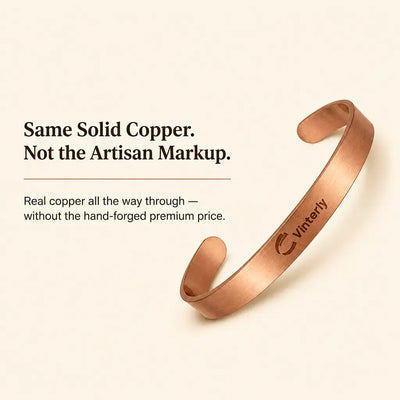 The Pure Copper Cuff - Adjustable Open Bangle