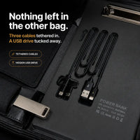 PowerFolio - Padfolio with 8000mAh Wireless Charger