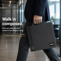 PowerFolio - Padfolio with 8000mAh Wireless Charger