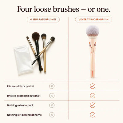 MorphBrush 4-in-1 - Magnetic Makeup Brush