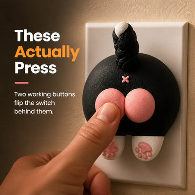 The Cat Butt Switch Plate