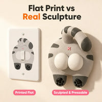 The Cat Butt Switch Plate