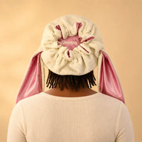 The Bunny Bonnet - Satin-Lined Sherpa Hood